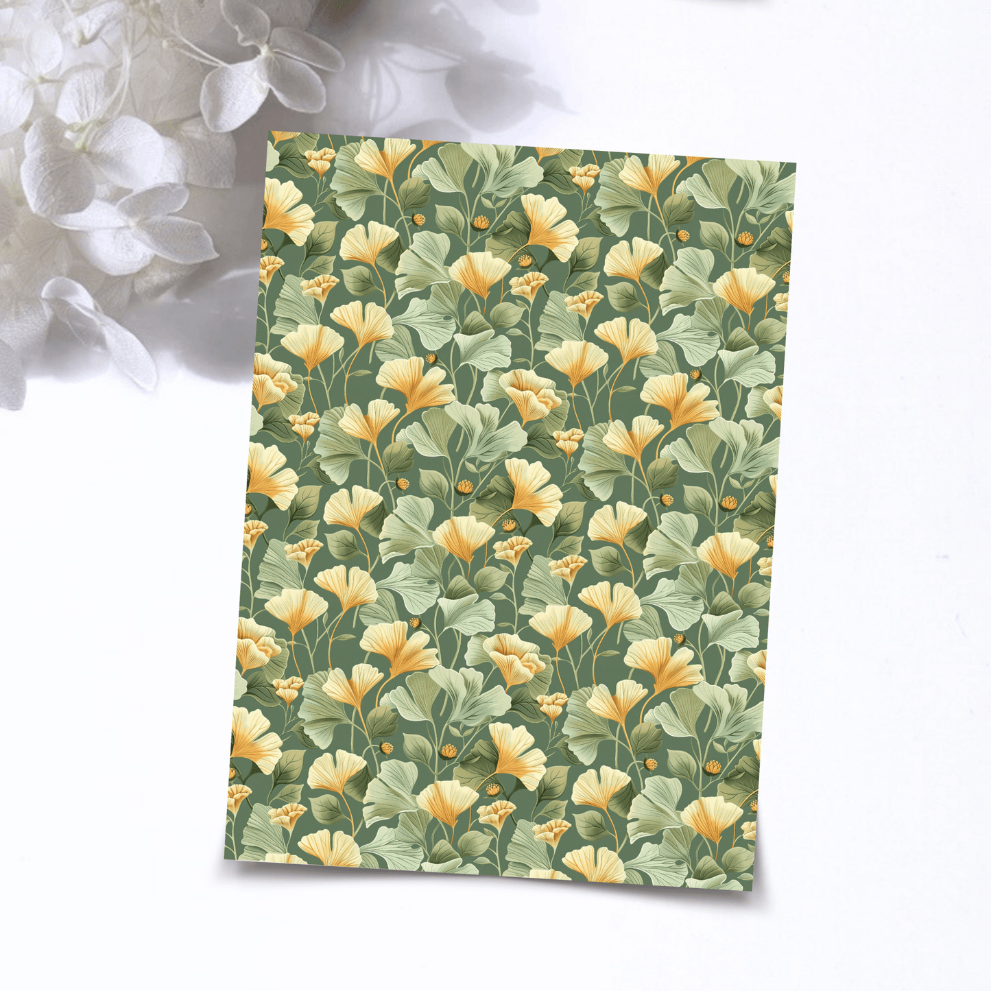 Transfer Paper – Ginkgo | Voor Polymeer Klei - Water Transfer Paper - 316 - S.I. Originals