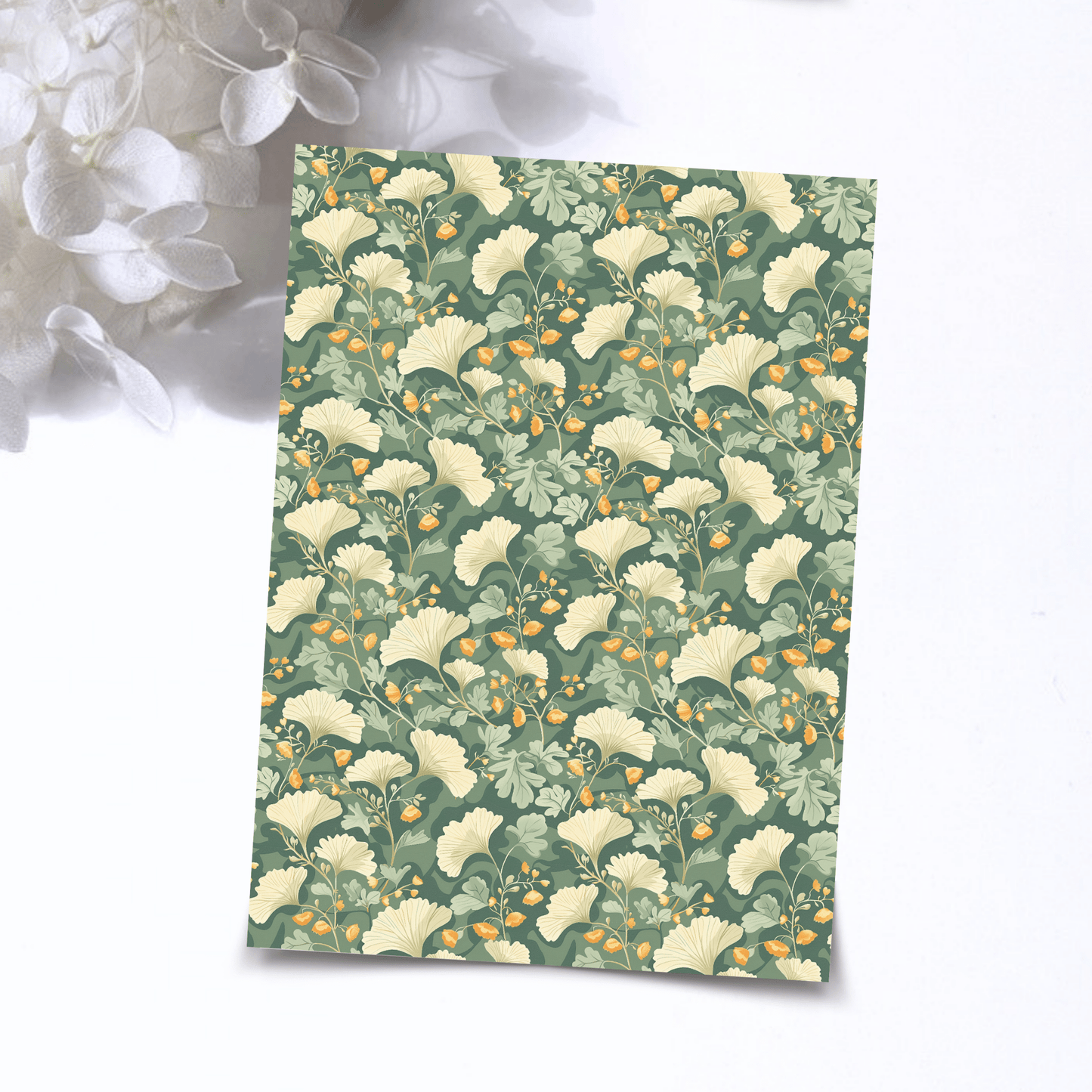 Transfer Paper – Ginkgo | Voor Polymeer Klei - Water Transfer Paper - 318 - S.I. Originals