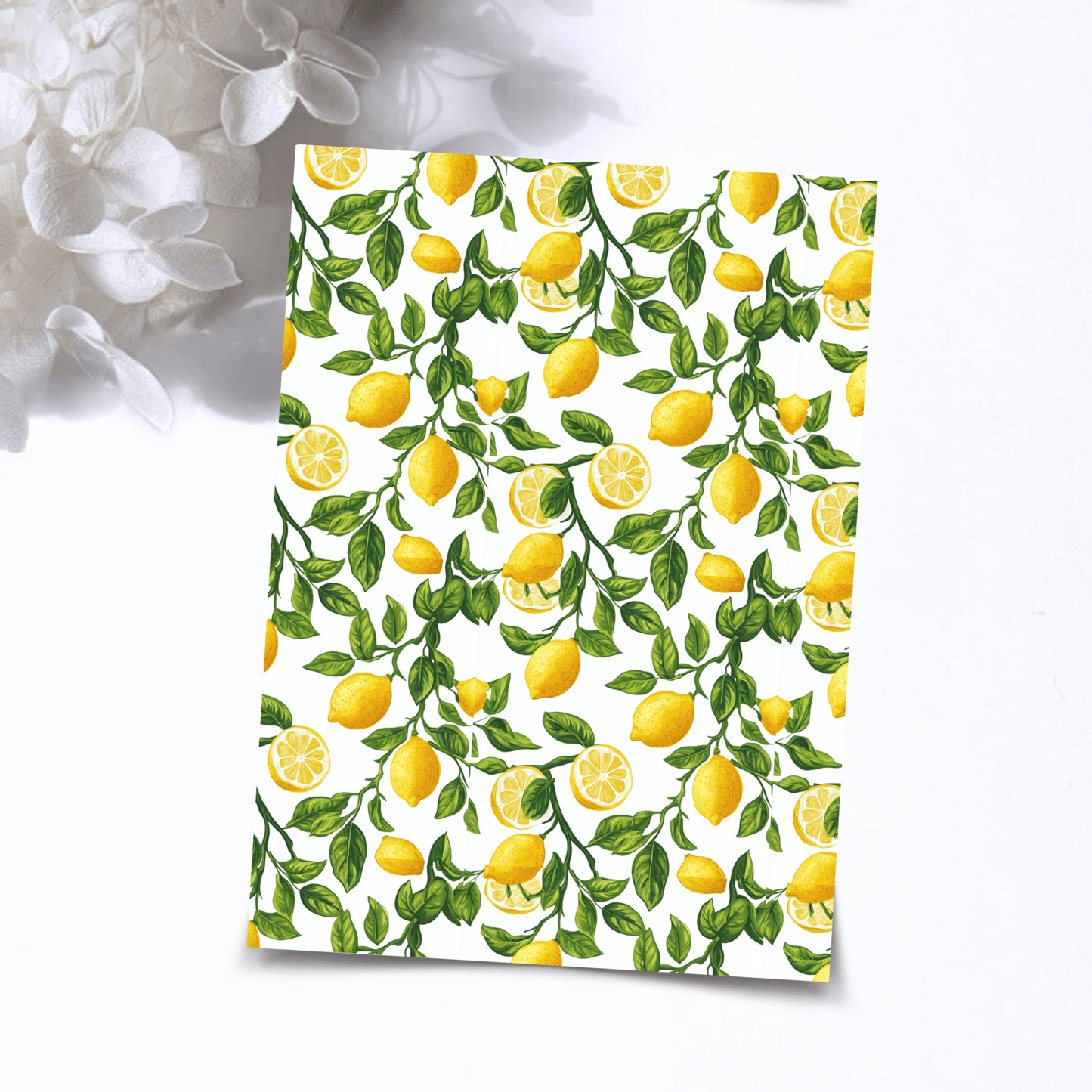 Transfer Paper - Lemons | Voor Polymeer Klei - Water Transfer Paper - 06-002 - S.I. Originals