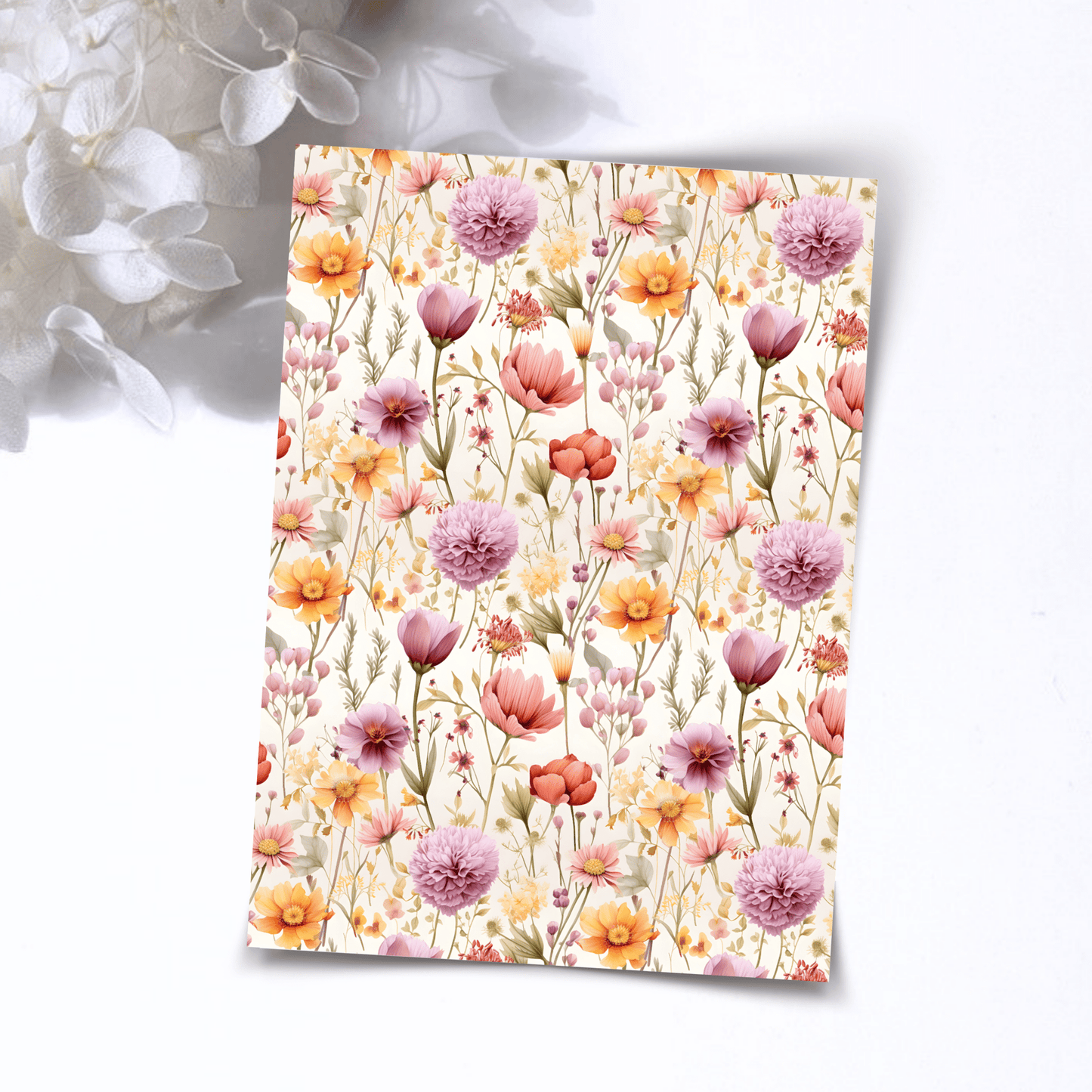 Transfer Paper – Meadow | Voor Polymeer Klei - Water Transfer Paper - S.I. Originals