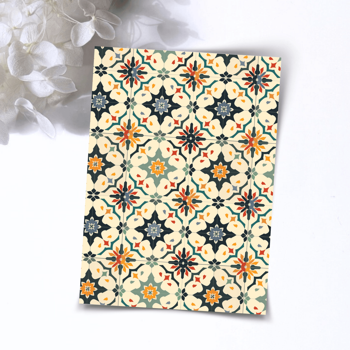 Transfer Paper – Moroccan | Voor Polymeer Klei - Water Transfer Paper - 101 - S.I. Originals