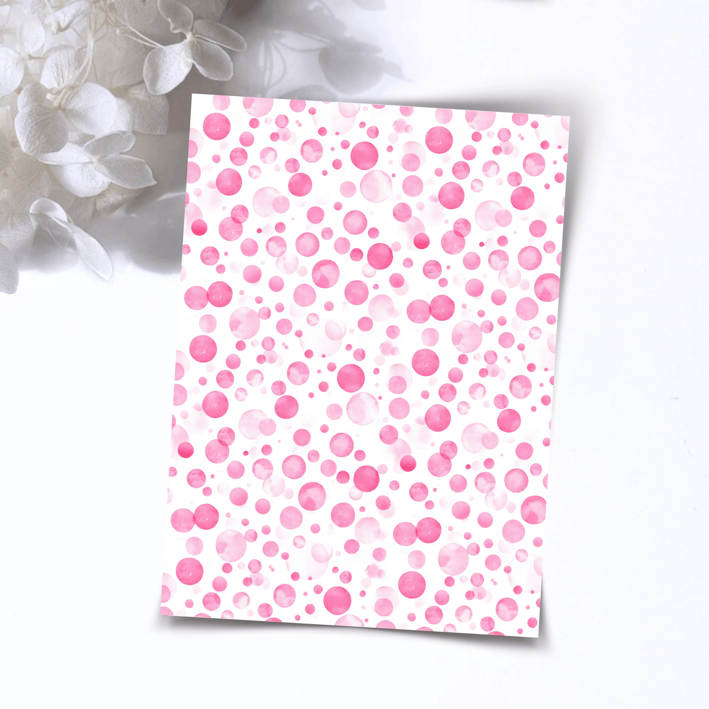 Transfer Paper – Pink Spring | Voor Polymeer Klei - Water Transfer Paper - 231 - S.I. Originals