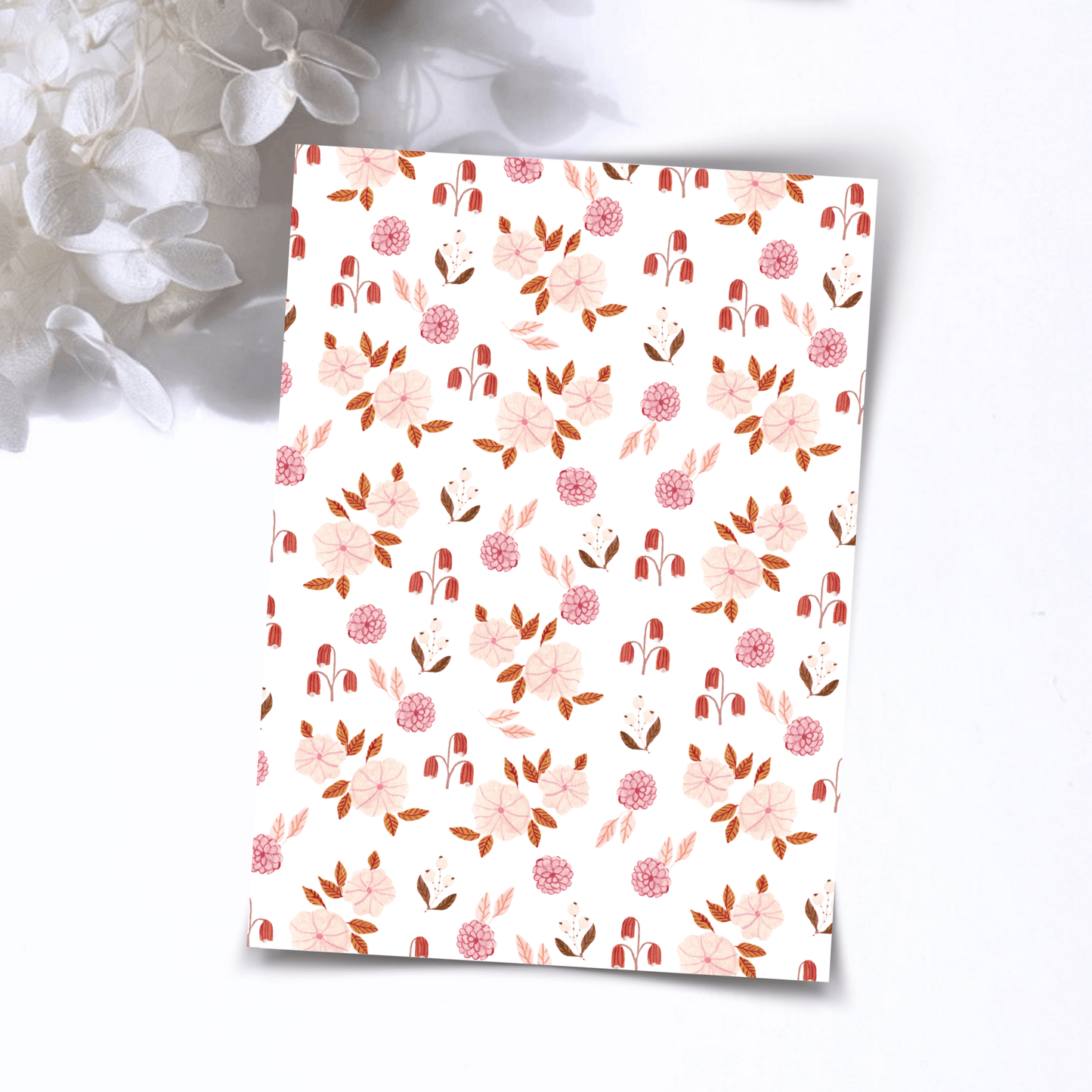 Transfer Paper – Red Autumn | Voor Polymeer Klei - Water Transfer Paper - 226 - S.I. Originals