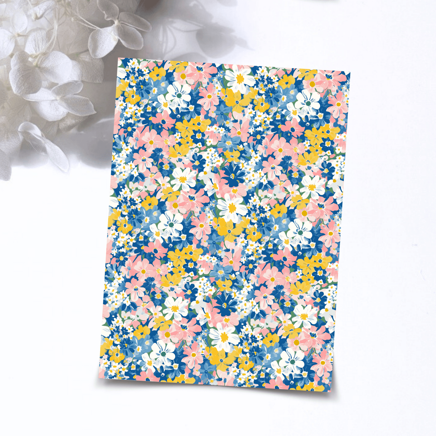 Transfer Paper – Retro Floral | Voor Polymeer Klei - Water Transfer Paper - 257 - S.I. Originals