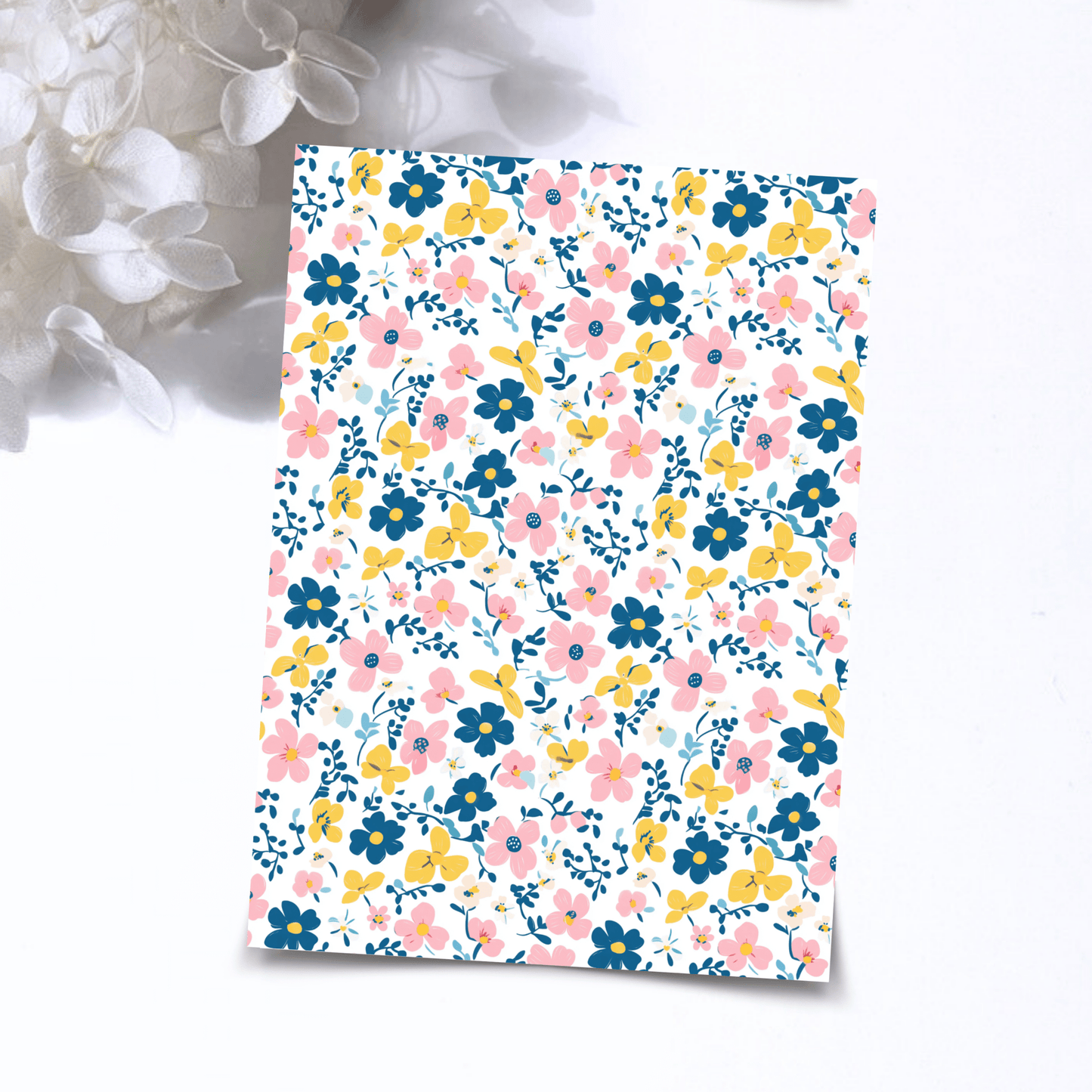 Transfer Paper – Retro Floral | Voor Polymeer Klei - Water Transfer Paper - 261 - S.I. Originals