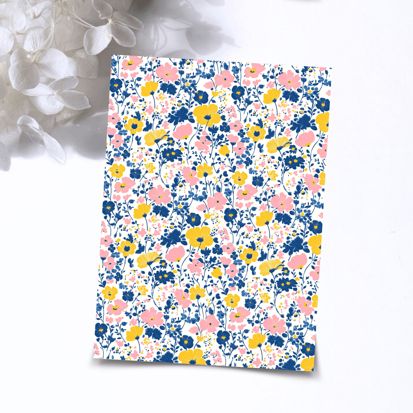 Transfer Paper – Retro Floral | Voor Polymeer Klei - Water Transfer Paper - 262 - S.I. Originals