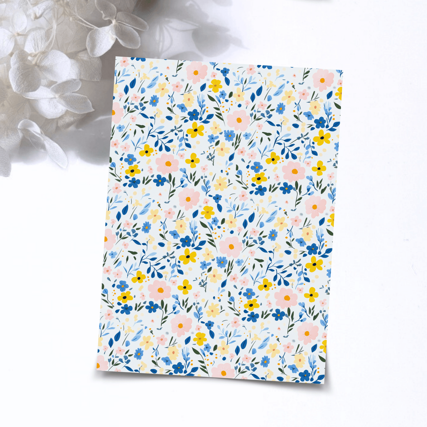 Transfer Paper – Retro Floral | Voor Polymeer Klei - Water Transfer Paper - 266 - S.I. Originals