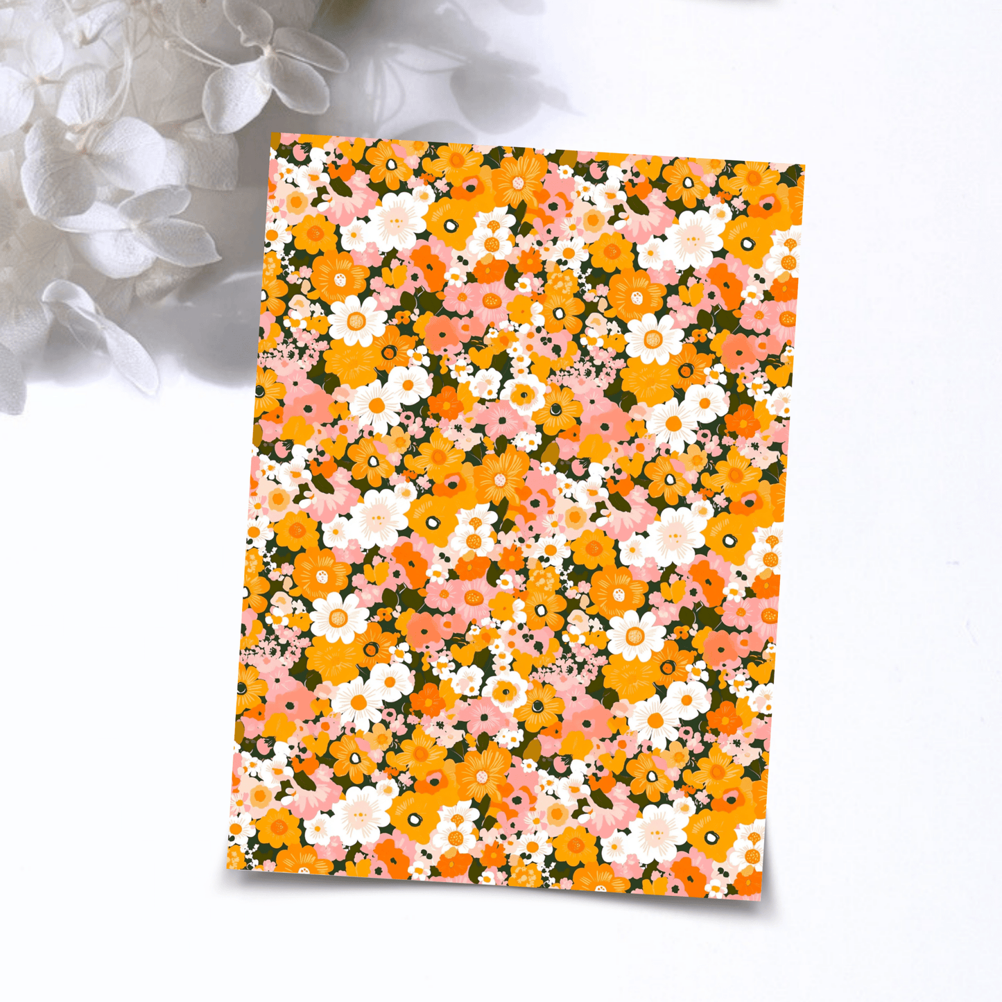 Transfer Paper – Retro Floral | Voor Polymeer Klei - Water Transfer Paper - 278 - S.I. Originals