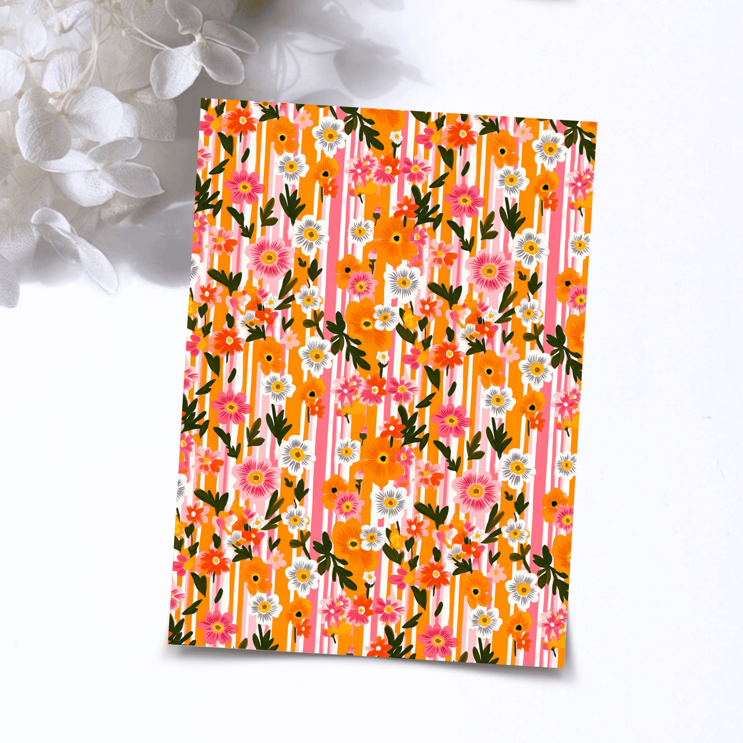 Transfer Paper – Retro Floral | Voor Polymeer Klei - Water Transfer Paper - 279 - S.I. Originals