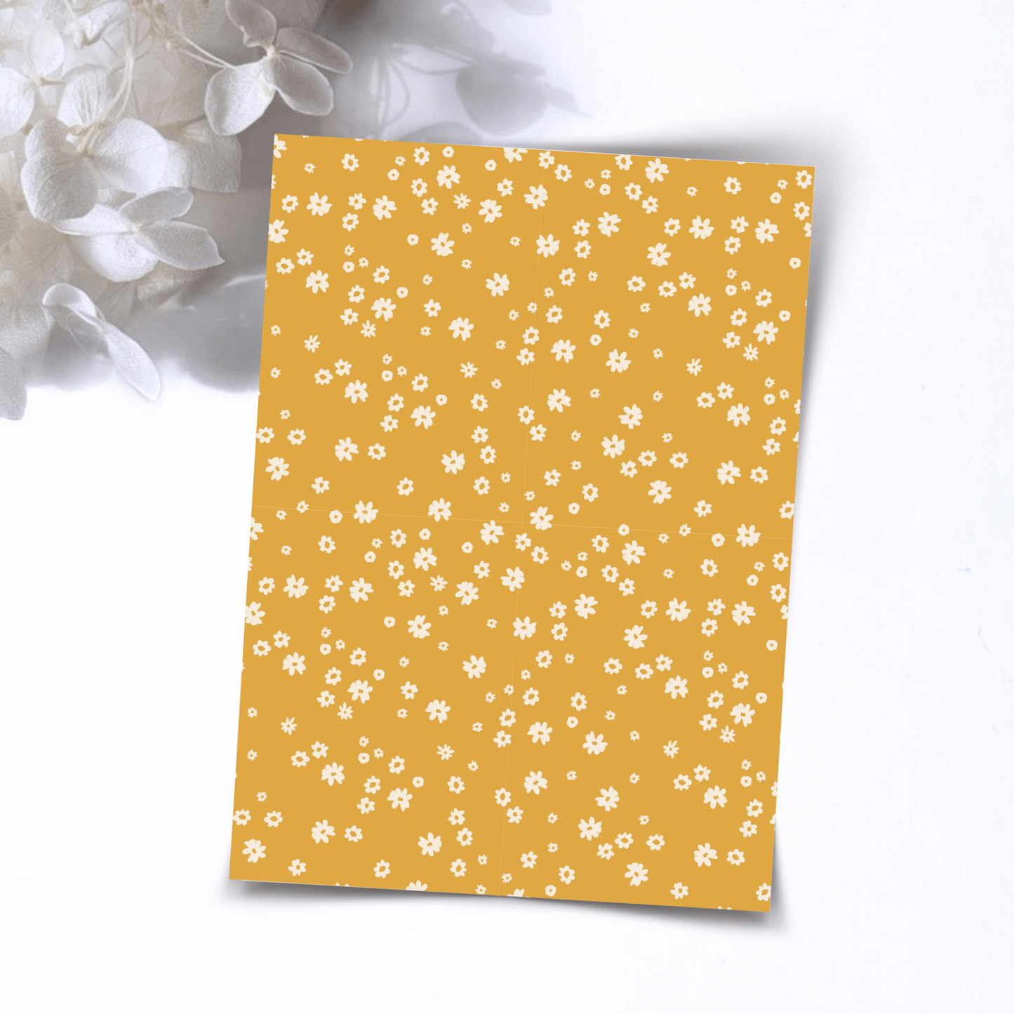 Transfer Paper – Retro Floral | Voor Polymeer Klei - Water Transfer Paper - S.I. Originals