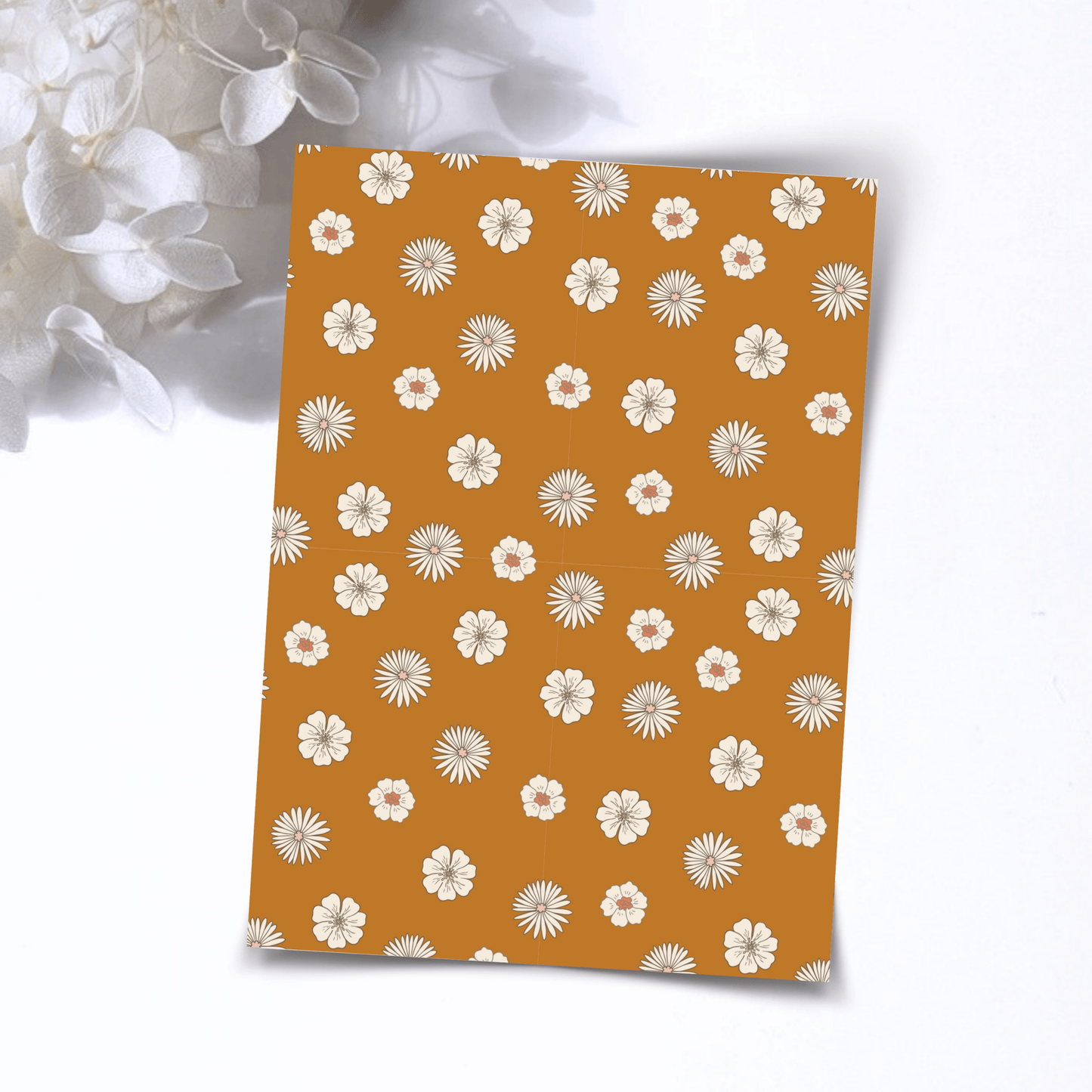 Transfer Paper – Retro Floral | Voor Polymeer Klei - Water Transfer Paper - S.I. Originals