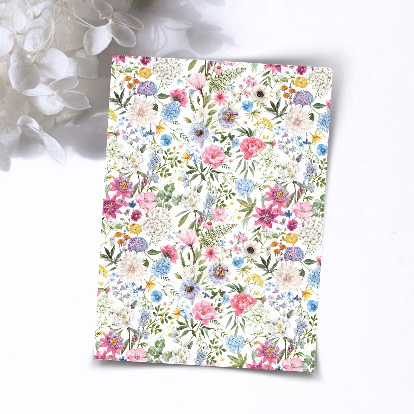 Transfer Paper – Retro Floral | Voor Polymeer Klei - Water Transfer Paper - S.I. Originals