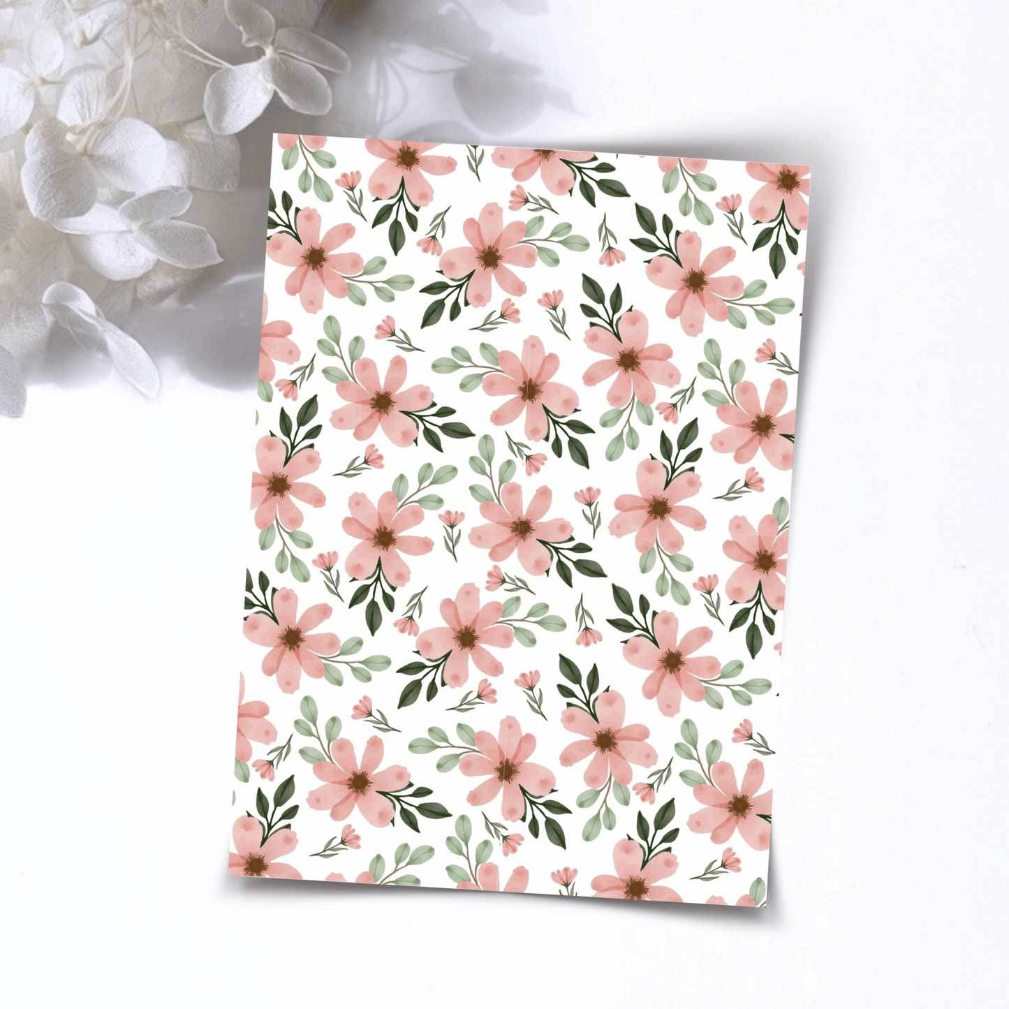 Transfer Paper – Retro Floral | Voor Polymeer Klei - Water Transfer Paper - S.I. Originals