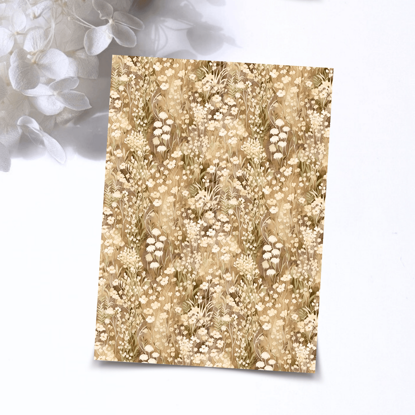 Transfer Paper – Vintage Meadow | Voor Polymeer Klei - Water Transfer Paper - 337 - S.I. Originals
