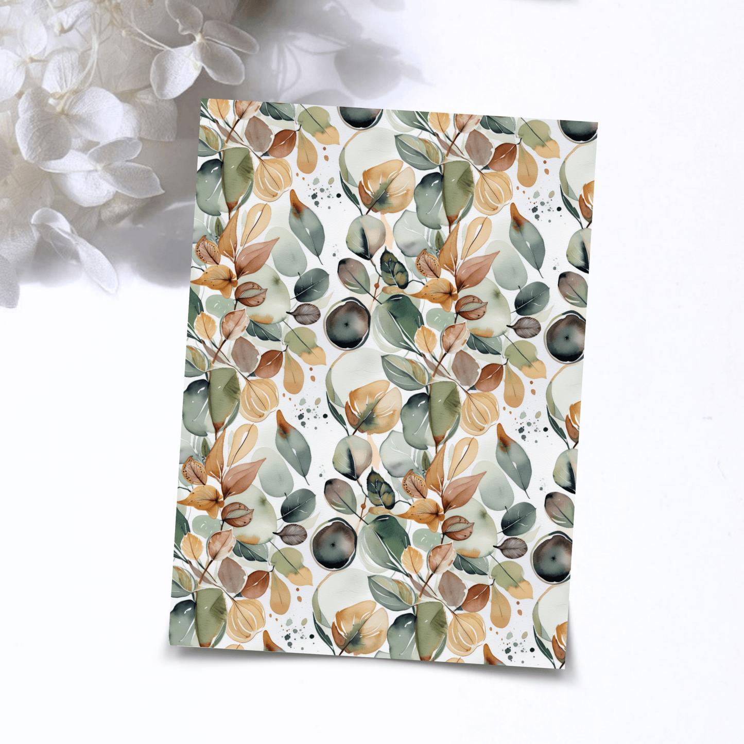 Transfer Paper – Watercolor Botanical | Voor Polymeer Klei - Water Transfer Paper - 286 - S.I. Originals