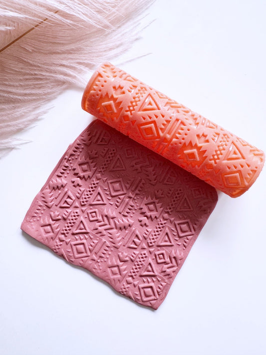 Tribal Geometric Texture Roller - S.I. Originals