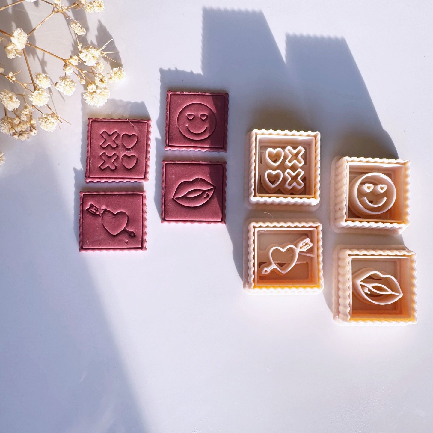 Valentines stamps cutter set - S.I. Originals