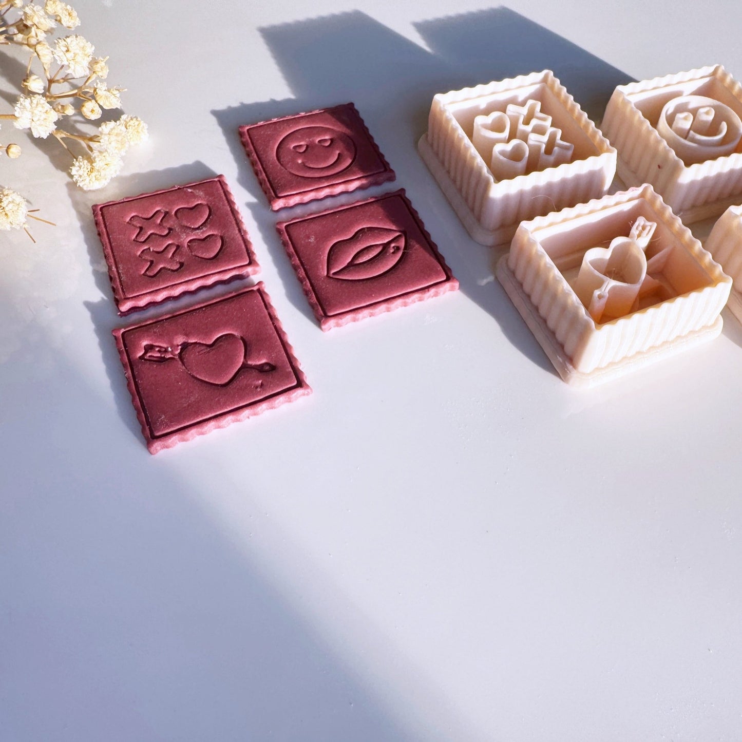 Valentines stamps cutter set - S.I. Originals