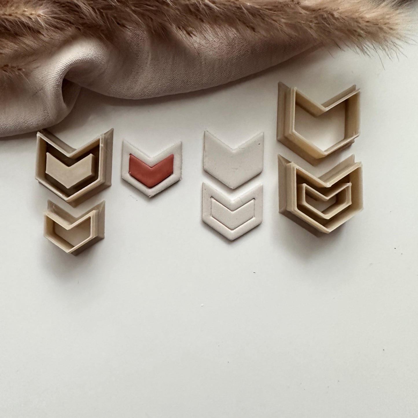 Embosed chevron cutter set - S.I. Originals