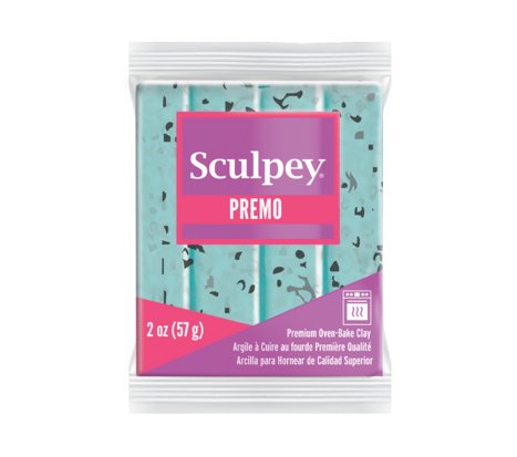 Sculpey Premo - Turquiose Granit (5036) 57 gram - S.I. Originals