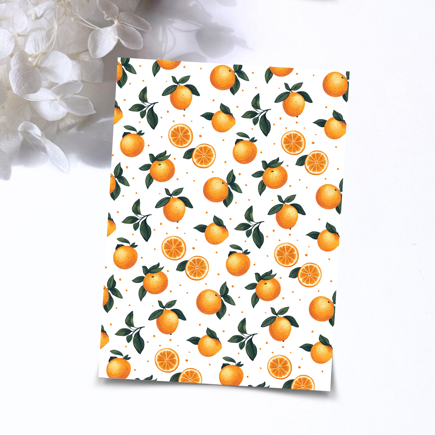 Transfer Paper - Oranges | Voor Polymeer Klei - Water Transfer Paper - 06-006