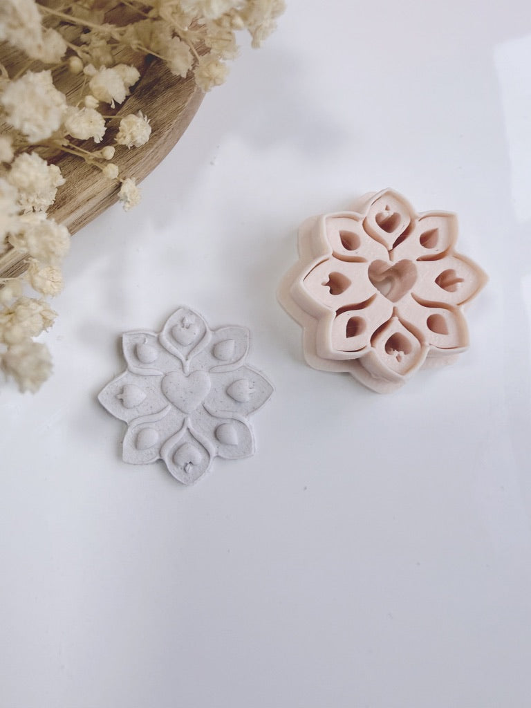 Vintage Bloom Heart Cutter