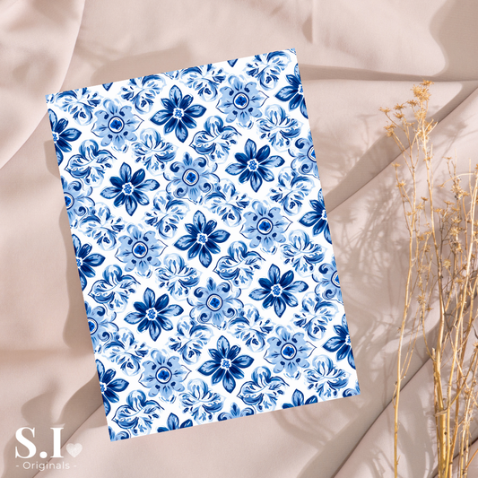 Transfer Paper – Delft Blue | Voor Polymeer Klei - Water Transfer Paper - 0925-025