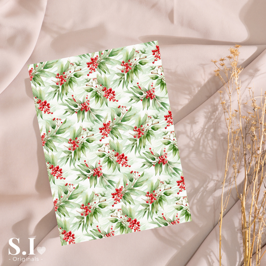 Transfer Paper - Christmas | Voor Polymeer Klei - Water Transfer Paper - 2510-115