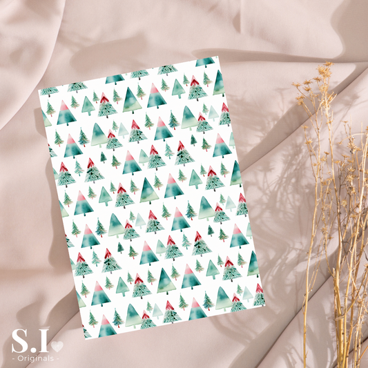 Transfer Paper - Christmas | Voor Polymeer Klei - Water Transfer Paper - 2510-117