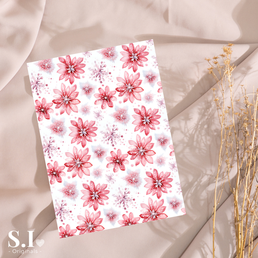 Transfer Paper - Christmas | Voor Polymeer Klei - Water Transfer Paper - 2510-125