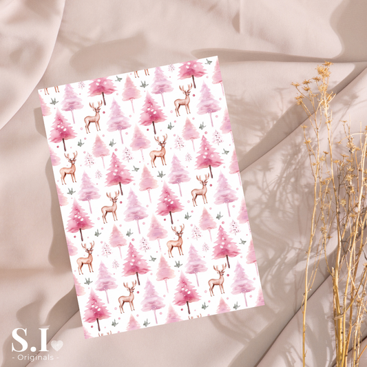 Transfer Paper - Christmas | Voor Polymeer Klei - Water Transfer Paper - 2510-129