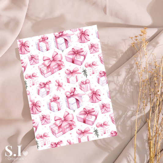 Transfer Paper - Christmas | Voor Polymeer Klei - Water Transfer Paper - 2510-132