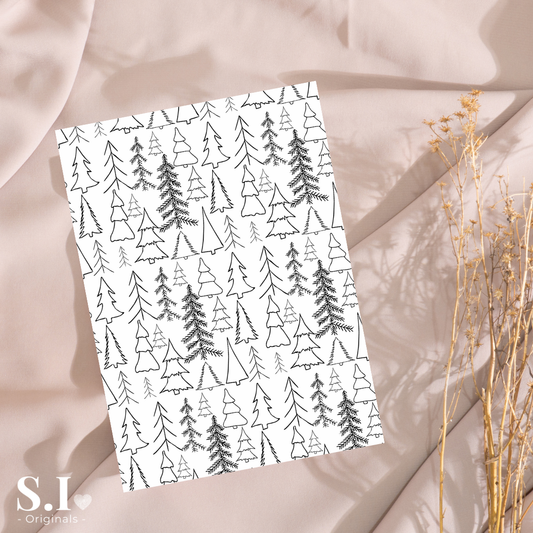 Transfer Paper - Christmas | Voor Polymeer Klei - Water Transfer Paper - 2510-142