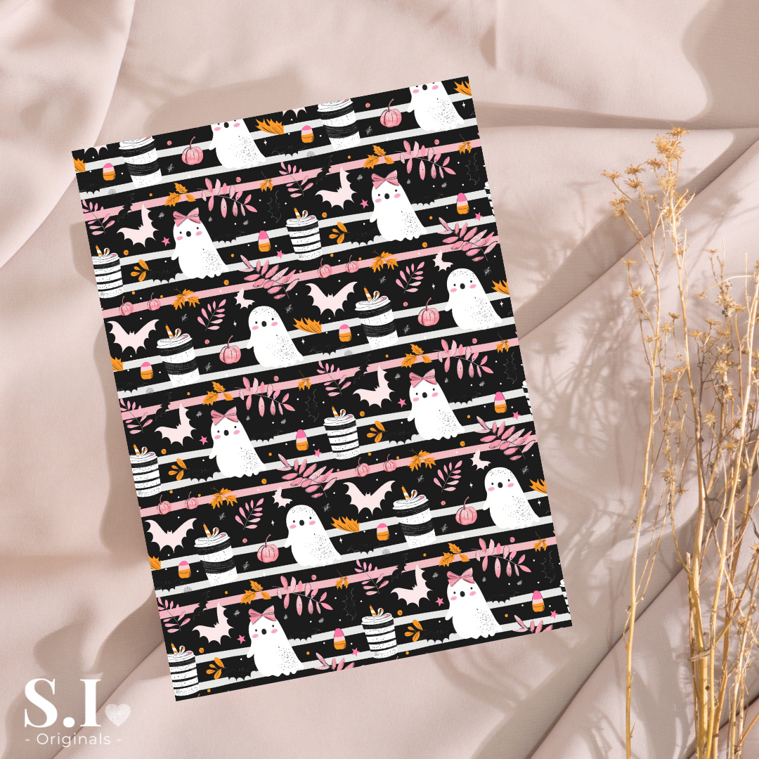 Transfer Paper – Halloween | Voor Polymeer Klei - Water Transfer Paper - 0925-037