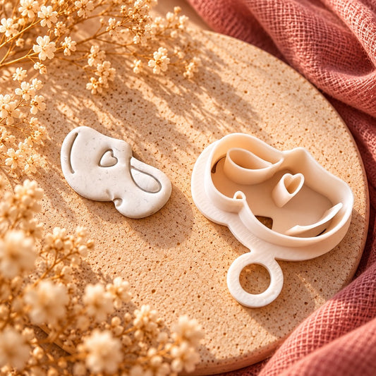 Klomp Met Hart | Polymer Clay Imprint Cutter