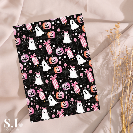 Transfer Paper – Halloween | Voor Polymeer Klei - Water Transfer Paper - 0925-041