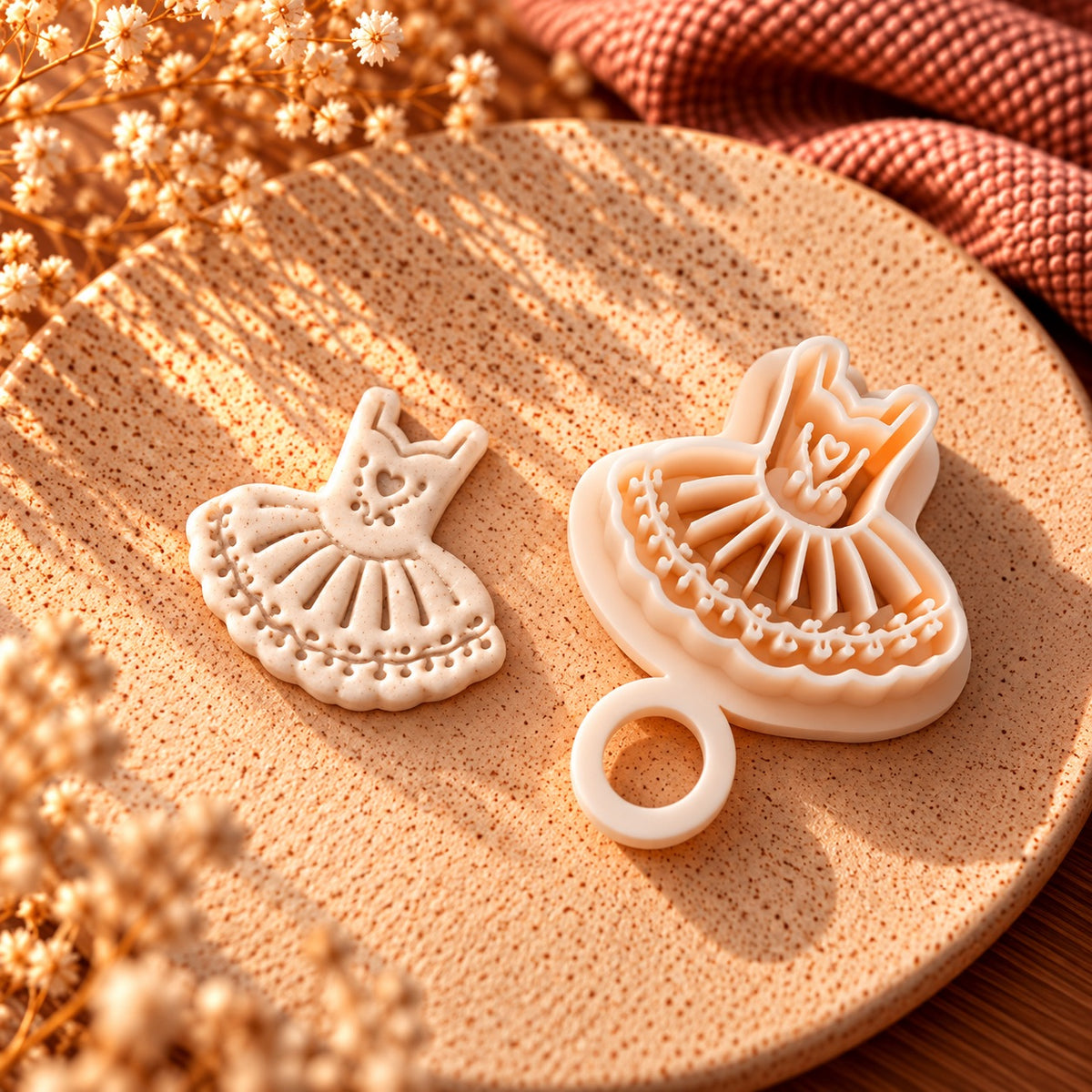 Sugar Plum Tutu | Polymer Clay Imprint Cutter