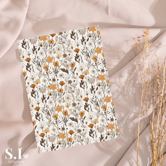Transfer Paper - Autumn Floral | Voor Polymeer Klei - Water Transfer Paper - 0925-077