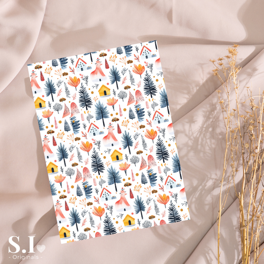Transfer Paper - Nordic Tales | Voor Polymeer Klei - Water Transfer Paper - 0925-083