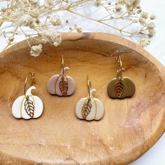Autumn Pumpkin Oorbellen - S.I. Originals