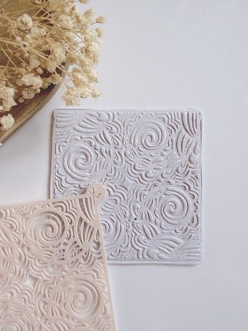 Barok Spirals - Polymer Clay Stencil (75 mm) - S.I. Originals