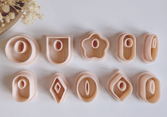 Keoker Hart Clay Cutter - Valentines Polymer Clay Cutters voor Oorbellen Maken, 7 Size Harten Keoker Hart Clay Cutter - Valentines Polymer Clay Cutters voor Oorbellen Maken, 7 Size Harten