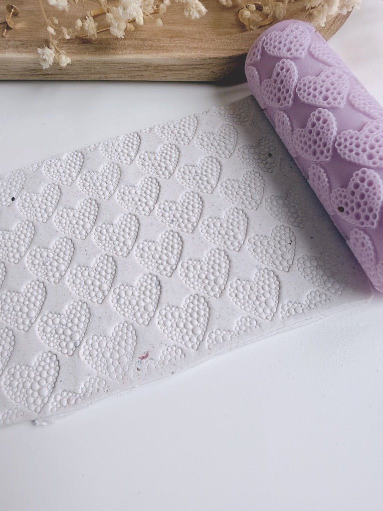 Bubble Hearts Texture Roller - S.I. Originals