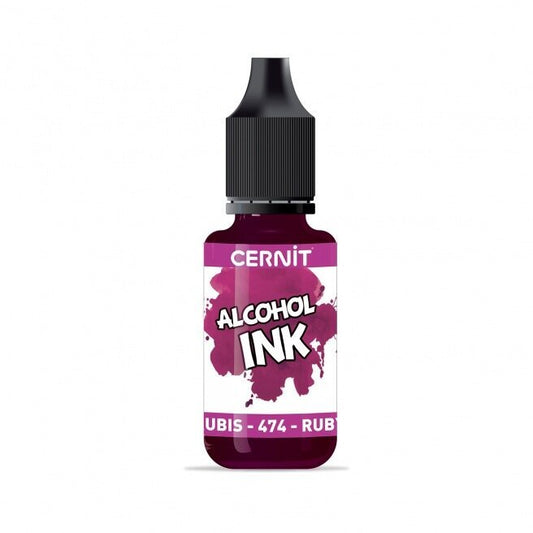 Cernit Alcohol Ink Ruby Red 474 – Inkt voor Polymeerklei - S.I. Originals