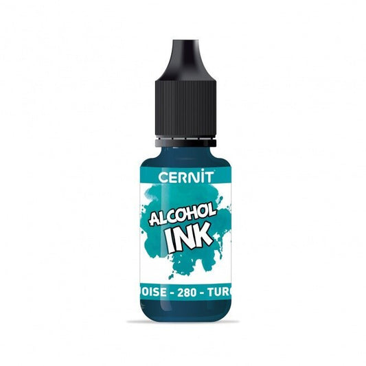 Cernit Alcohol Ink Turqoise Blue 280 – Inkt voor Polymeerklei - S.I. Originals