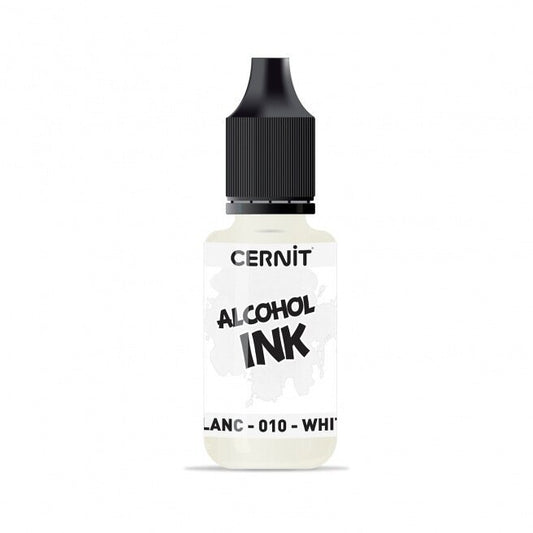 Cernit Alcohol Ink White 010 – Metallic Inkt voor Polymeerklei - S.I. Originals