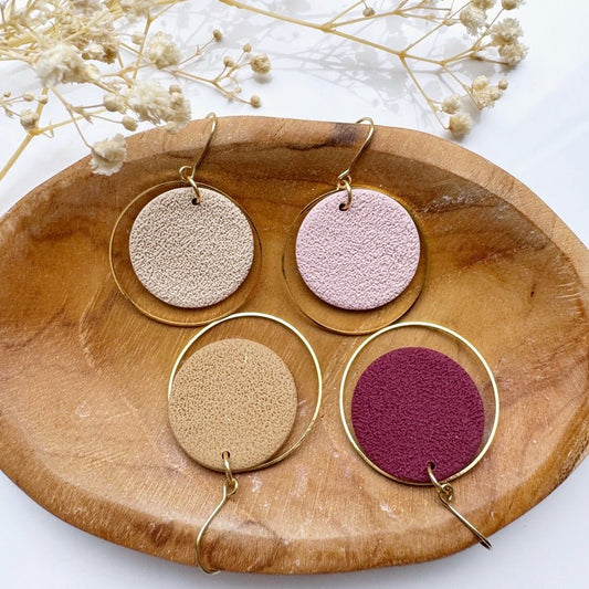 Circle Charm Oorbellen - S.I. Originals