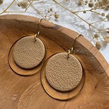 Circle Charm Oorbellen - S.I. Originals