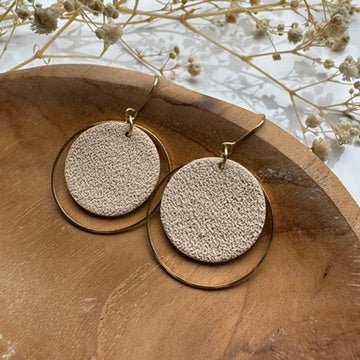 Circle Charm Oorbellen - S.I. Originals