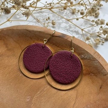 Circle Charm Oorbellen - S.I. Originals